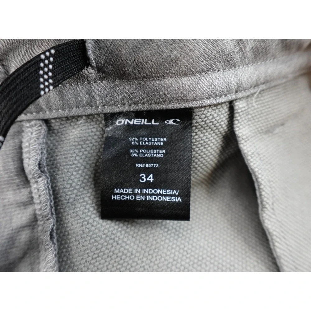 O'Neill‎ Hybrid Walk Shorts Mens 34 Grey Stretch Cargo Pockets